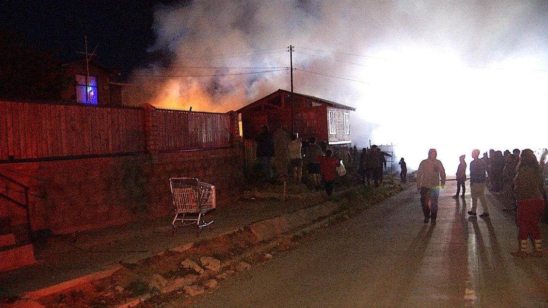 Punta Arenas: Dos incendios marcaron el inicio de año nuevo