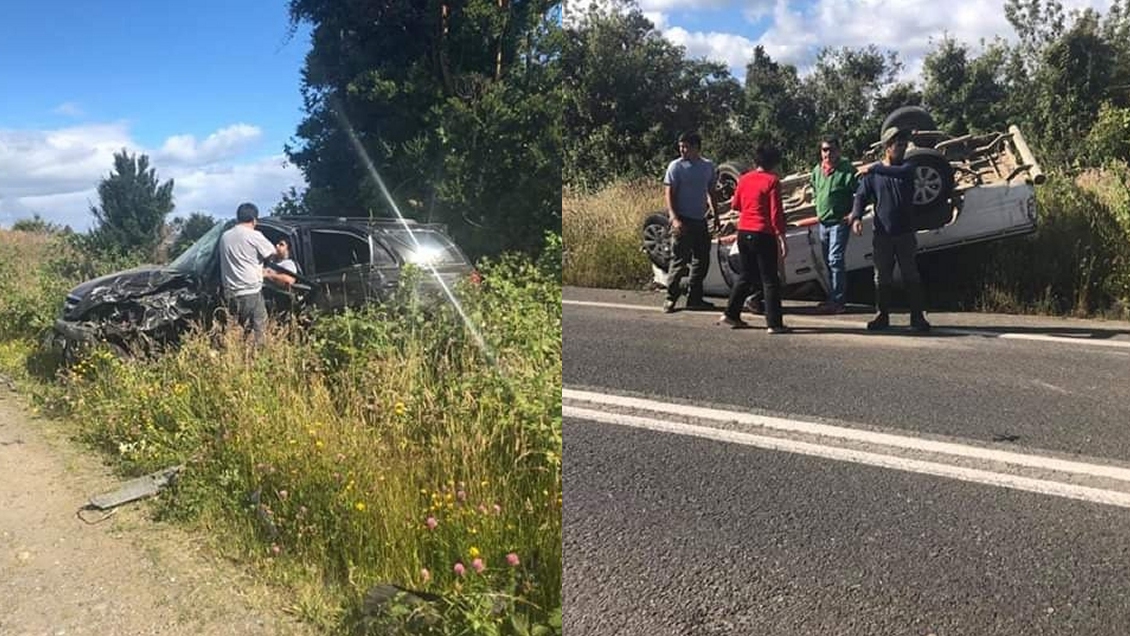 Choque frontal dejó dos muertos en Chiloé
