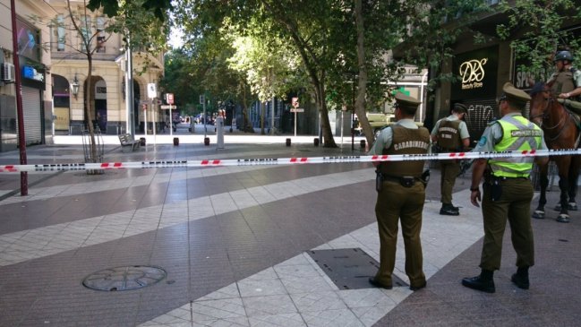 Operativo por objeto sospechoso obligó a cerrar el Paseo Ahumada