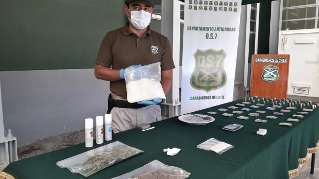 Chillán: Más de 12 mil dosis de droga decomisadas en operativo del OS-7