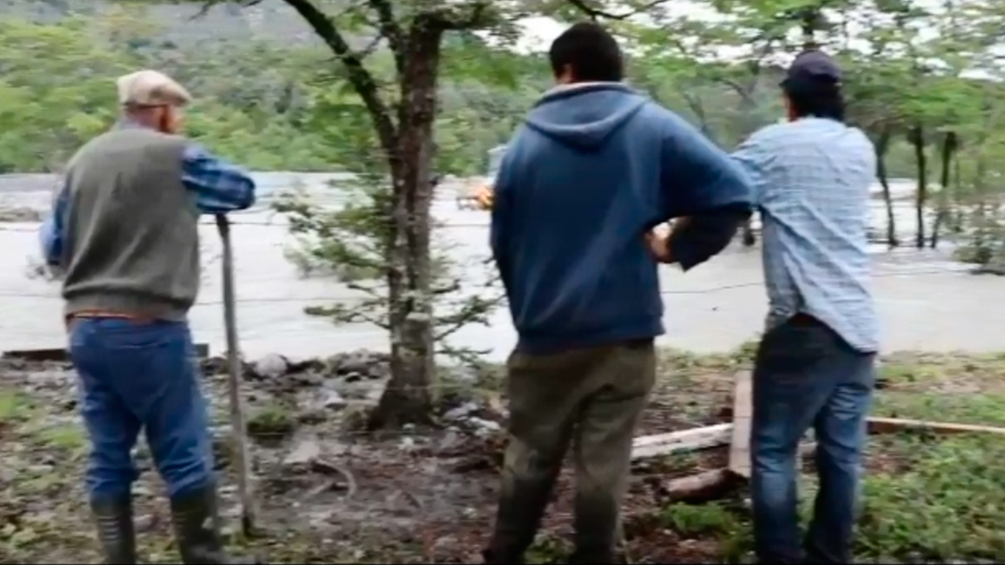 Aysén: Onemi mantuvo alerta amarilla por crecida del Río Mosco