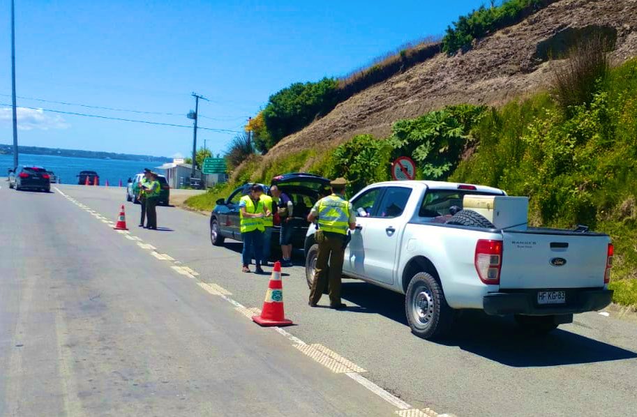 Carabineros realiza intenso operativo en Chiloé