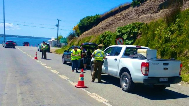 Carabineros realiza intenso operativo en Chiloé