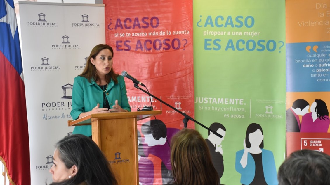 Puerto Montt: Poder Judicial lanzó campaña para prevenir el acoso sexual