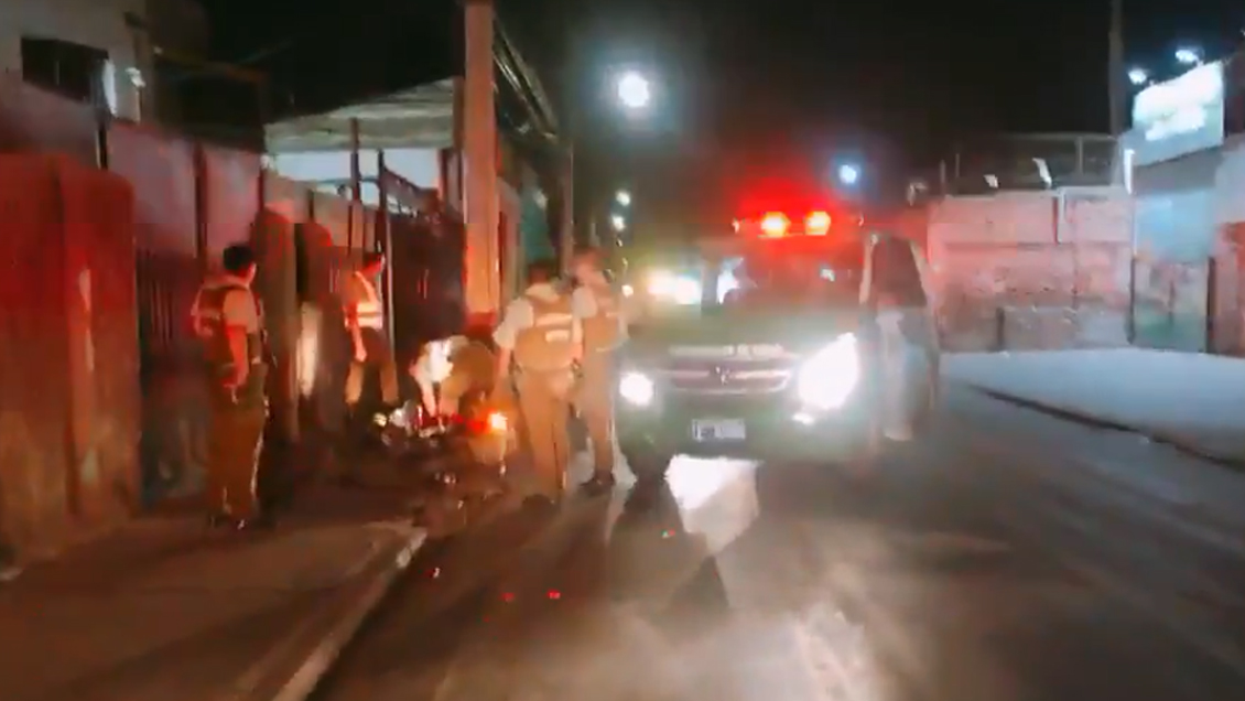 Persecución policial terminó con dos detenidos en Recoleta por evadir fiscalización