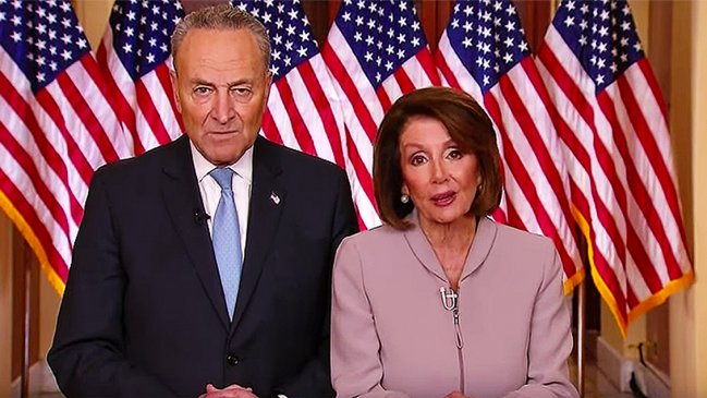 Demócratas criticaron discurso de Trump y le exigieron reabrir la Administración