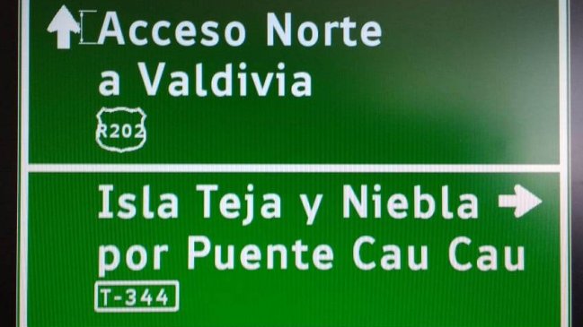 Instalarán señal para privilegiar uso del Puente Cau Cau