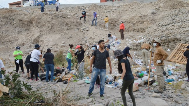 Arica: Preparan el primer mega operativo de limpieza del río San José de 2019