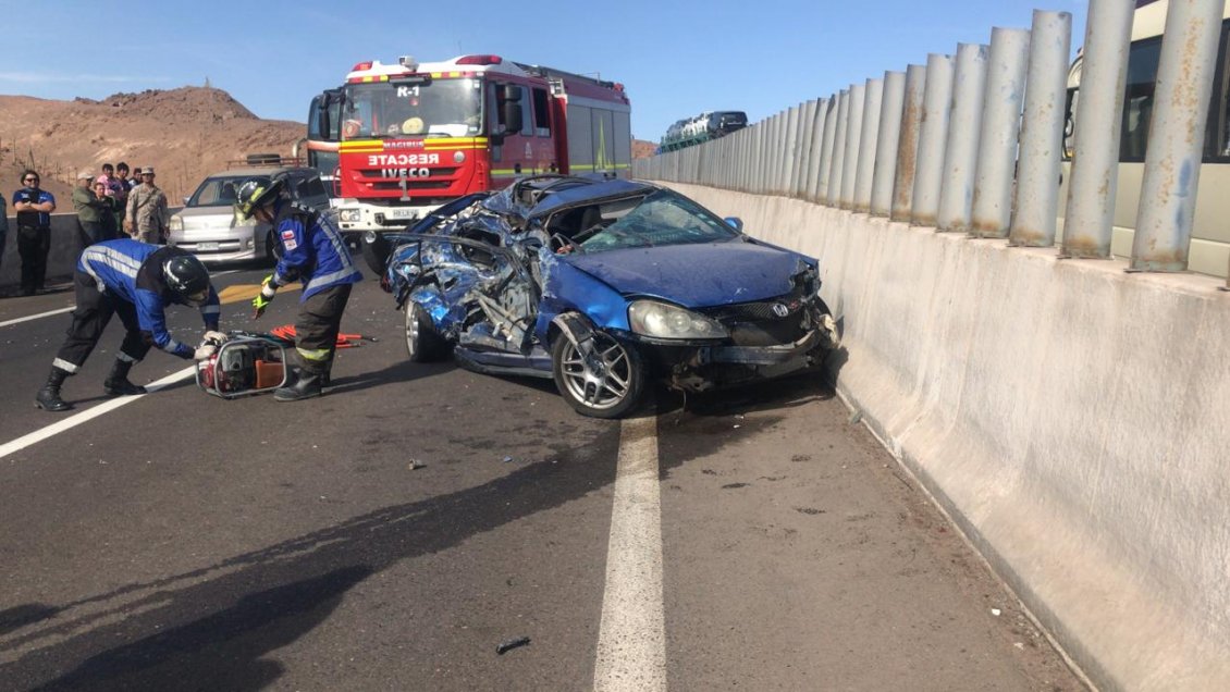 Mujer falleció en accidente carretero en la Región de Tarapacá