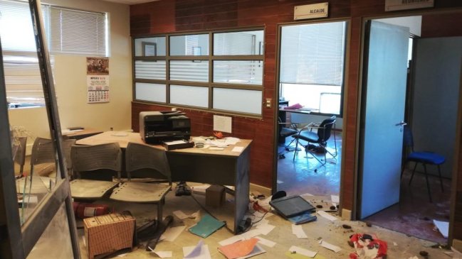 Municipalidad de Collipulli fue desalojada tras una semana de toma