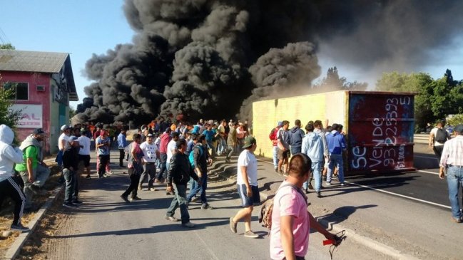 Ley de la jibia desató protestas en las regiones del Maule, Biobío y Los Ríos