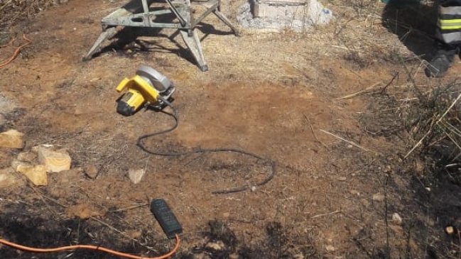 Valparaíso: Detienen a presunto responsable de iniciar incendio forestal con sierra eléctrica