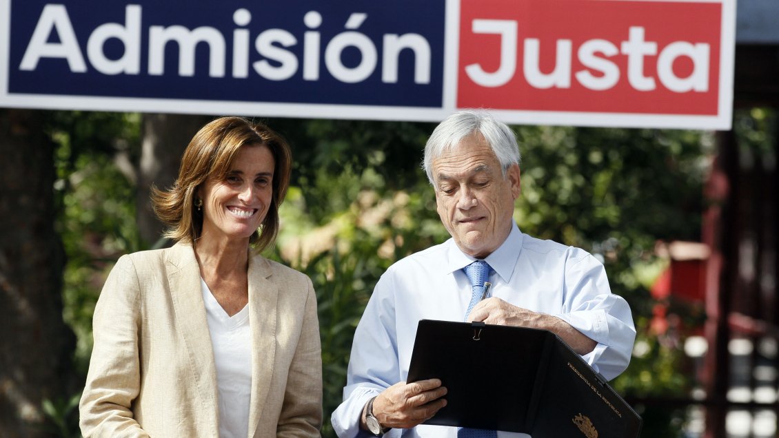 Piñera: Admisión Justa da más libertad a los que están en la industria de la educación