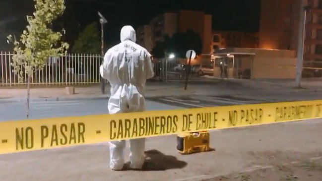 Balacera en Quilicura deja dos menores heridos