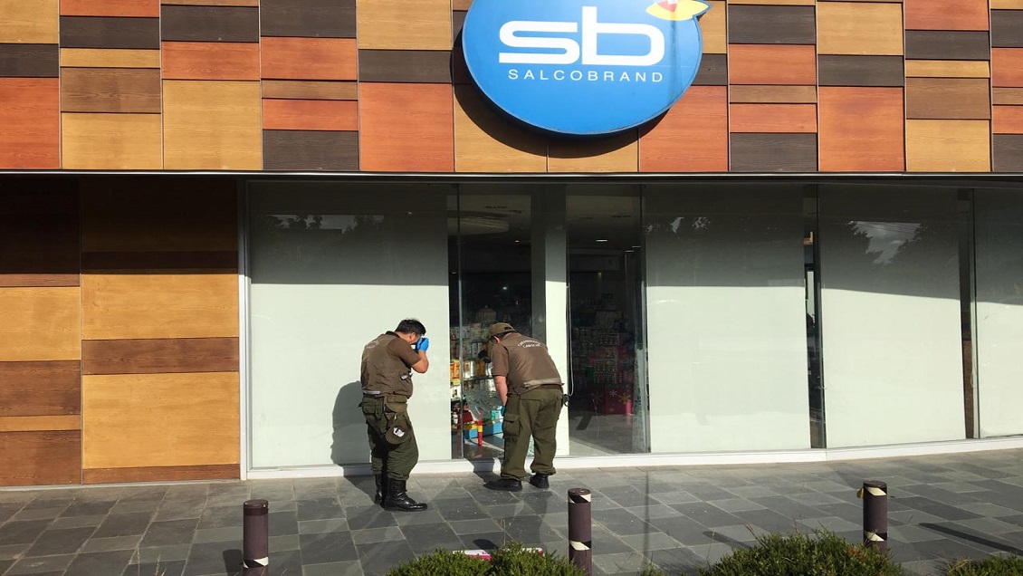 Con un chuzo, delincuentes robaron en farmacia de San Pedro de la Paz