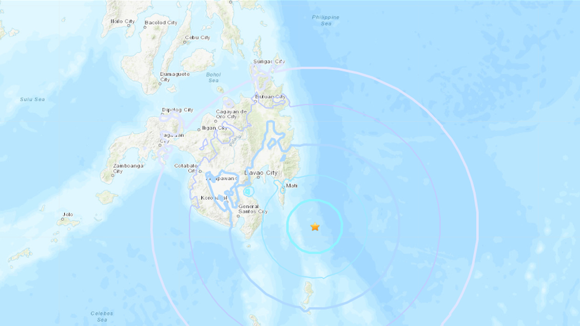 Sismo de magnitud 5,9 sacudió el sur de Filipinas