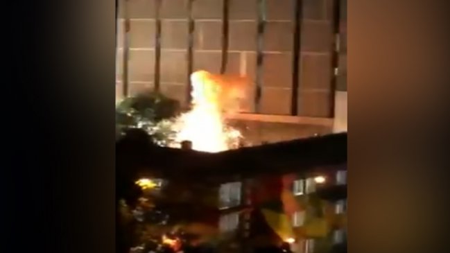 Amago de incendio se registró en edificio corporativo del Metro de Santiago