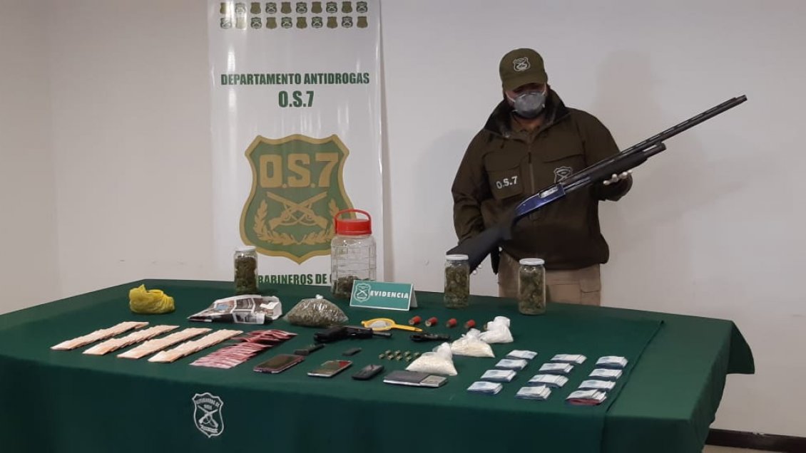 Carabineros realizó el mayor decomiso de cannabis en la historia de La Serena