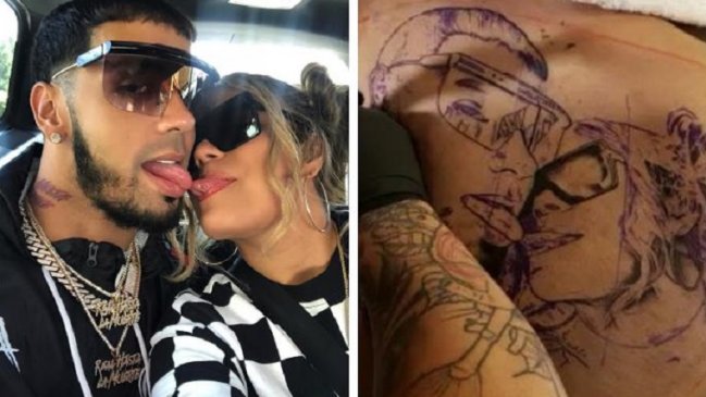 Karol G defendió el criticado tatuaje que se hizo Anuel AA de sus rostros