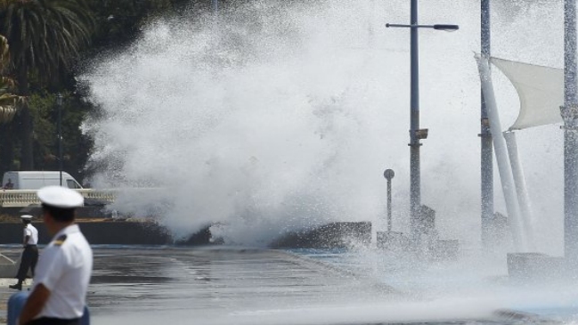 Marejadas anormales afectarán la costa de Chile entre Arica y Aysén