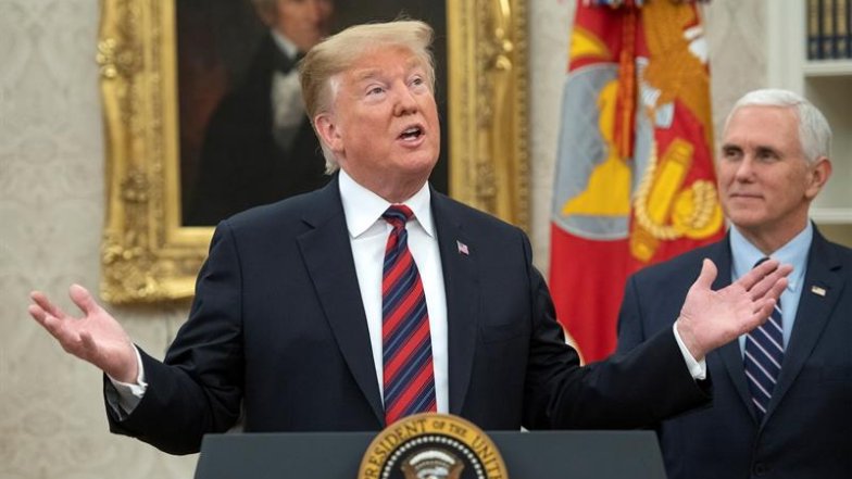 Trump ofreció prórroga en programas migratorios a cambio del muro