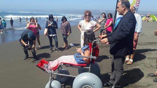 Pichilemu inauguró playa inclusiva