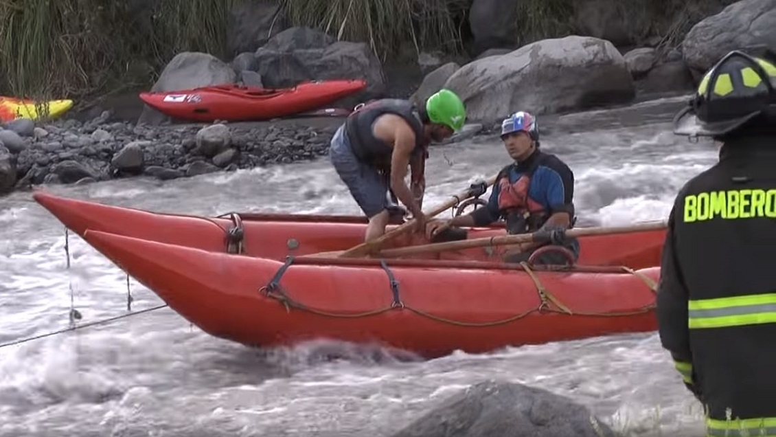 Pangal Andrade lideró rescate de cuerpo en Cajón del Maipo