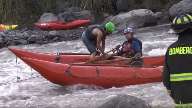 Pangal Andrade lideró rescate de cuerpo en Cajón del Maipo
