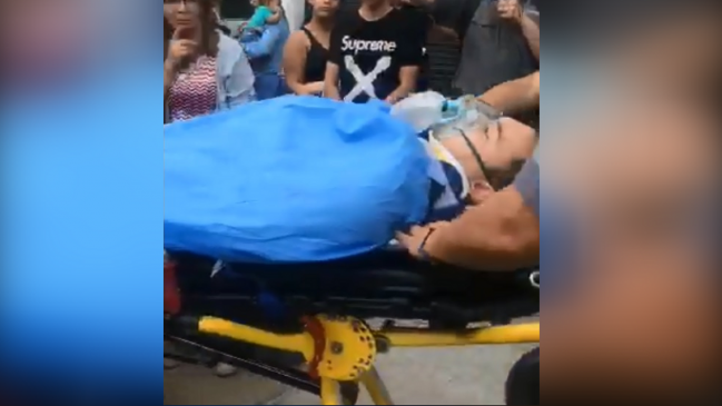 Estación Central: Trabajador cayó a un pozo de siete metros