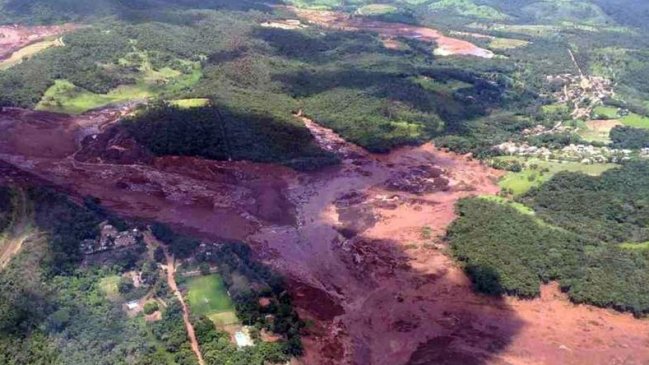 Represa de una minera se rompió y provocó tragedia en Brasil