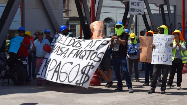 Arica: Trabajadores se tomaron edificios en construcción por sueldos impagos