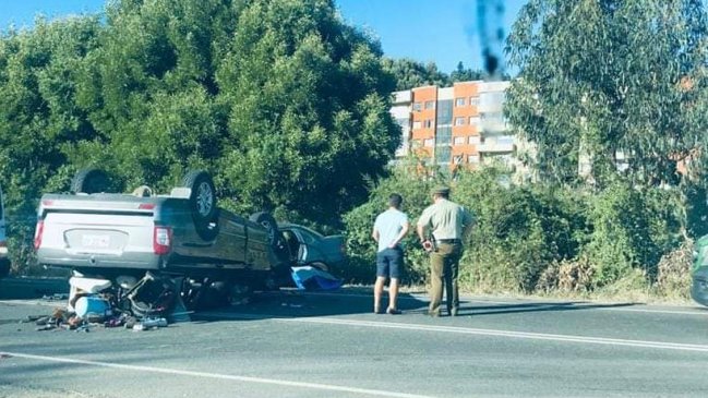 Choque frontal dejó un fallecido en Chiguayante