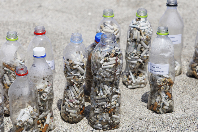 Más de 10 mil colillas de cigarros fueron retiradas desde Playa Cavancha