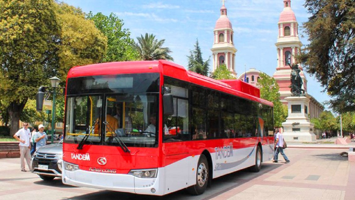 Bus eléctrico será utilizado para el traslado de trabajadores en El Teniente