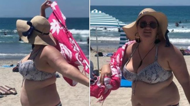 Mujer lució bikini en la playa y su respuesta al bullying que le hicieron se viralizó
