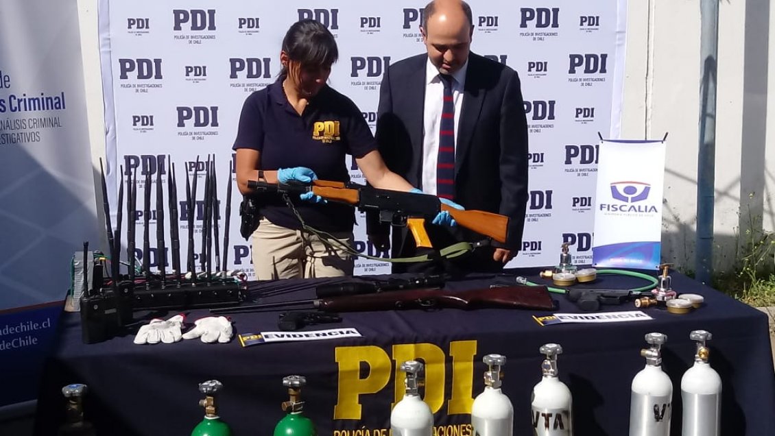 PDI desbarata banda dedicada al robo con oxicorte