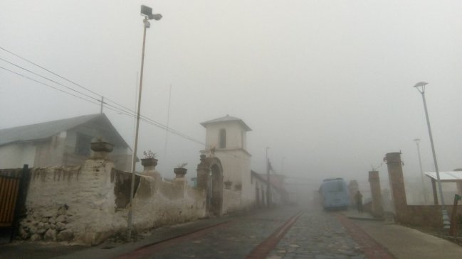 Onemi decretó alerta amarilla por las lluvias en Arica y Parinacota
