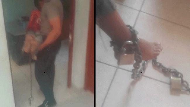 Rescatan a niños encerrados y encadenados por su propia madre en Perú