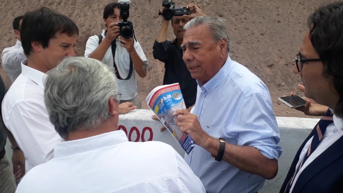 Con discusión incluida se desarrolló la inauguración de la marcha blanca del nuevo acceso a Alto Hospicio