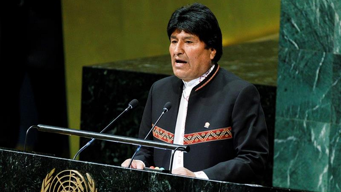 Morales acusó a EE.UU. de promover conflictos 