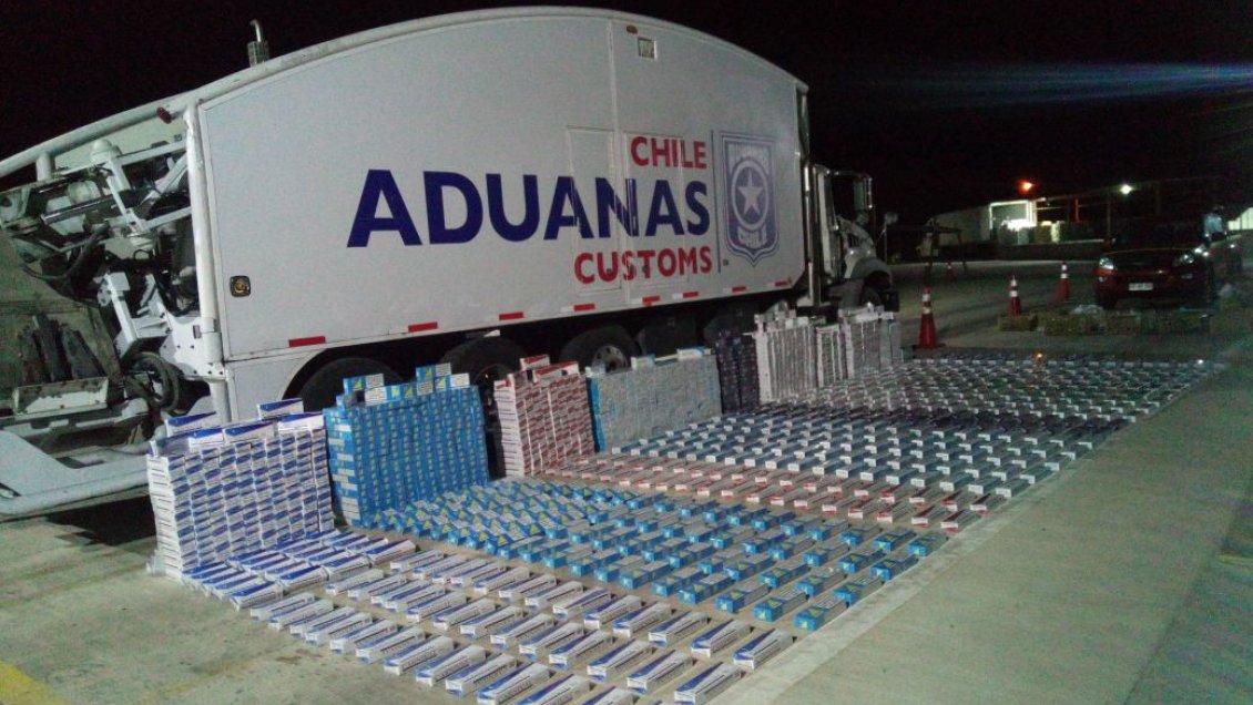 Iquique y Antofagasta lideran incautación de cigarrillos de contrabando
