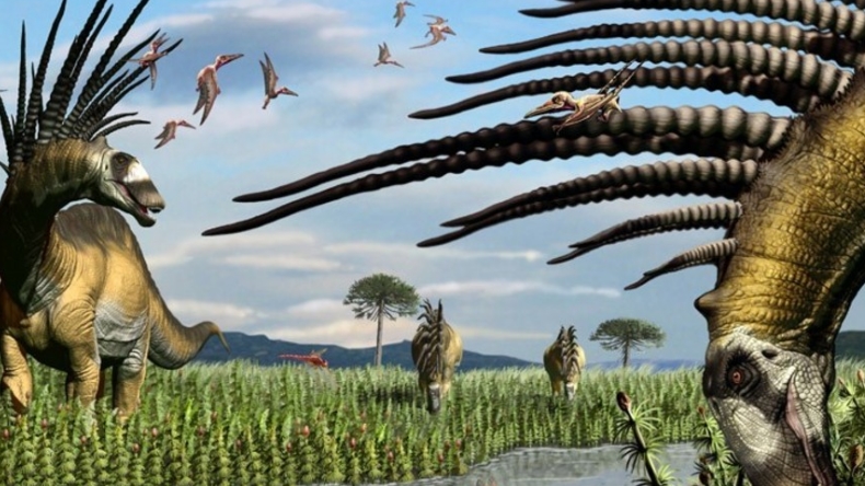 Científicos descubrieron nuevo dinosaurio con espinas en la Patagonia