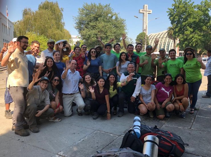 Jóvenes se unen al cuidado y protección de la Reserva Nacional Ñuble