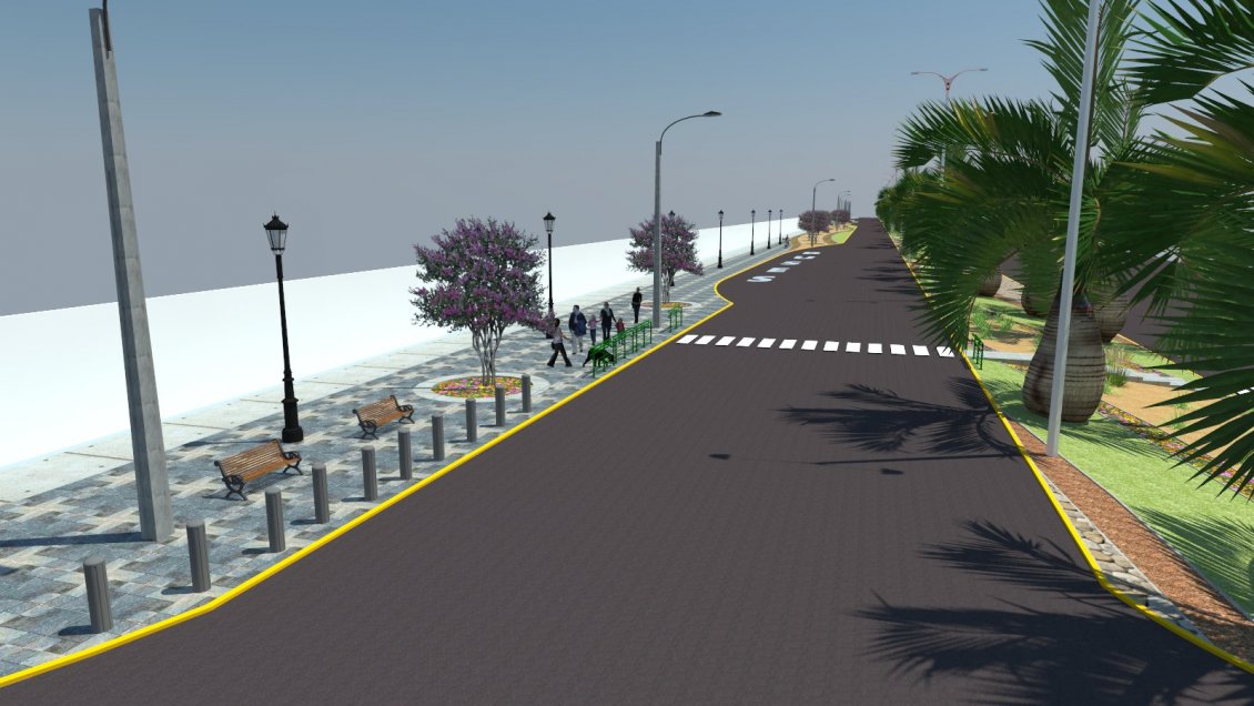 Inician obras de mejoramiento en acceso sur a San Fernando