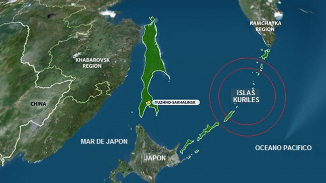Japón insiste en tener la soberanía sobre las cuatro islas Kuriles