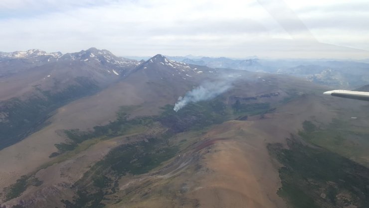 Declaran Alerta Roja en Pinto por incendio forestal en Reserva Nacional Ñuble