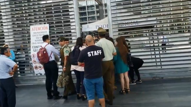 Centro de Justicia de Santiago fue evacuando por aviso de bomba