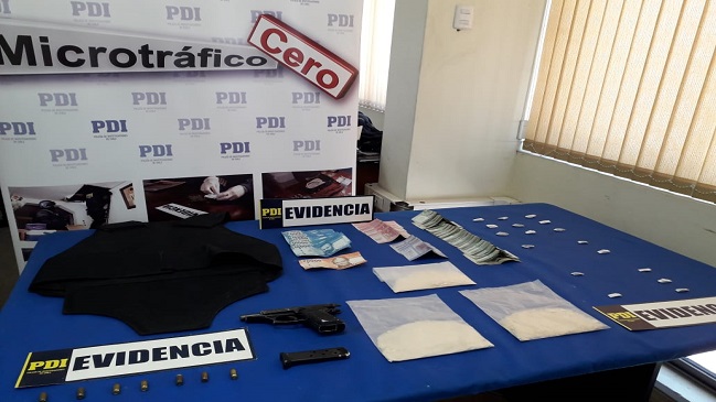 PDI detuvo a cuatro personas por venta de drogas en Coronel