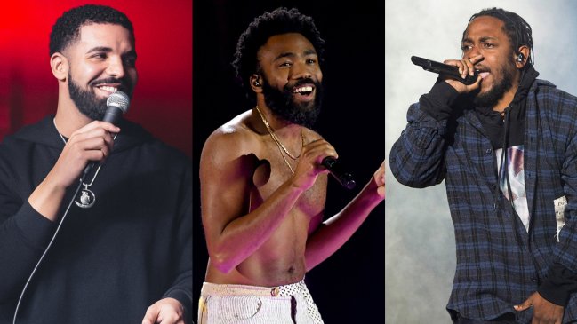 Drake, Kendrick Lamar y Childish Gambino dijeron no a los Grammy