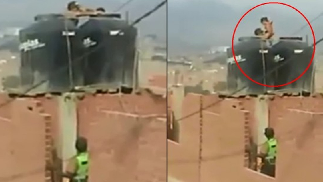 Detienen a madre que castigó y golpeó a sus hijas encerrándolas en un tanque de agua